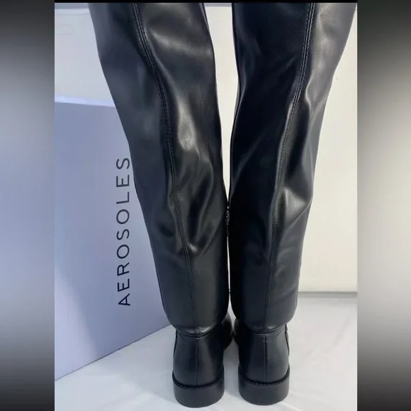 AEROSOLES Black Over the Knee Boots NWOT - Picture 11 of 15